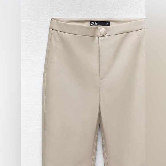 ZARA FAUX LEATHER LEGGINGS Size Small - Picture 6 of 6